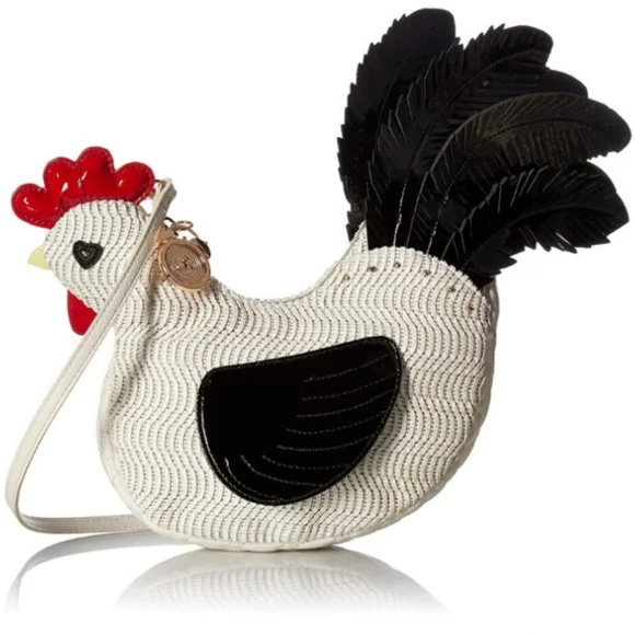 Betsey johnson chicken purse deals